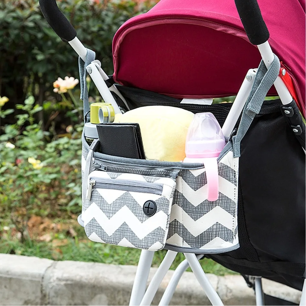 New Arrival Stroller Hanging Storage Bag Baby Cart Bottle Bag Hanging Basket
