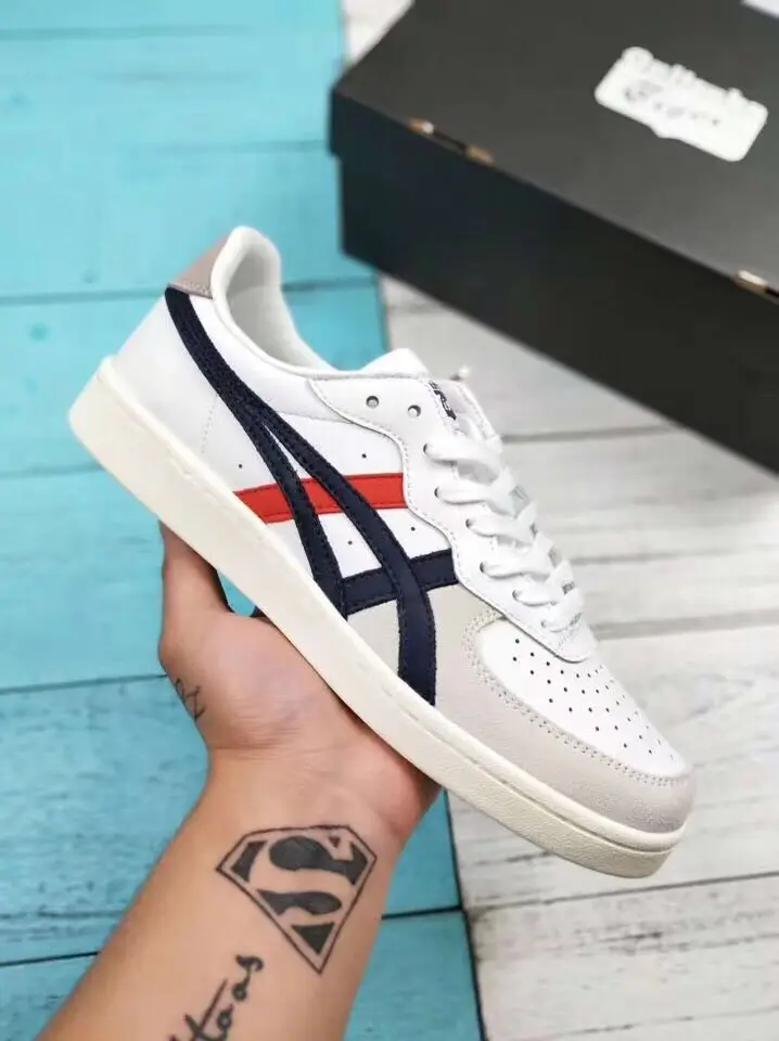 ONITSUKA TIGER GSM D5K2Y-100 Leisure Sneakers Women/'s Balanced Hard-Wearing Badminton Shoes SIZE 36-39 ONITSUKA TIGER GSM D5K2Y-100 Leisure Sneakers Women/'s Balanced Hard-Wearing Badminton Shoes SIZE 36-39