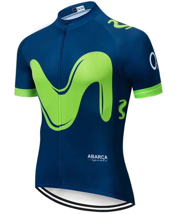 Movistar compridas Camisa de ciclismo jardineiras ciclismo terno bicicleta MTB bicicleta униформа из Джерси dos homens roupas - Цвет: Cycling jersey