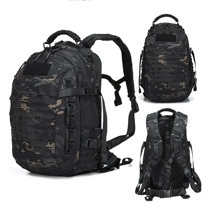 Bolsa de Caça ao ar Corte a Laser Tático Militar Mochila Caminhadas Livre Edc Engrenagens Molle Amigos Bolsa 25l Esporte Acampamento Mod. 1257085 29 Cheap Mochilas escal.