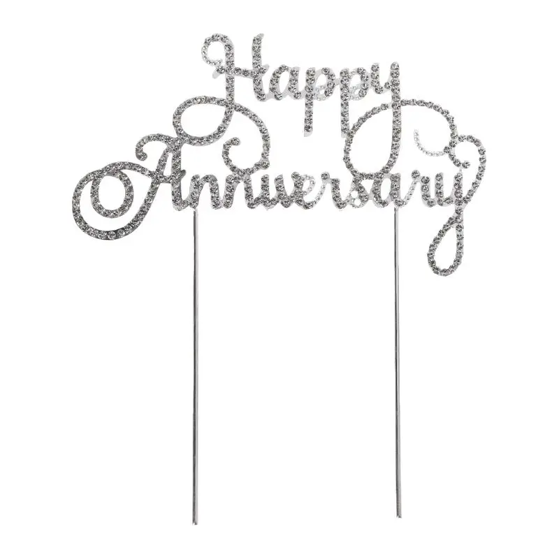Cake Pick Fruit Pick Bar Tool Anniversary Top Topper Celebration 4 Style