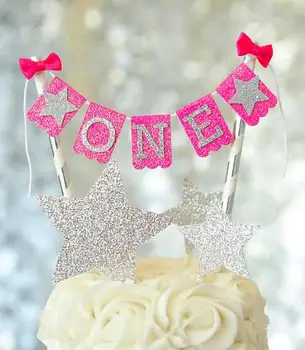 

custom number name little stars birthday smashcake buntings cupcake toppers banners baby shower doughnut food picks