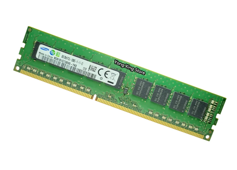 Samsung DDR3 8 Гб 16 Гб Серверная память 1600 МГц чистый ECC UDIMM 2RX8 8G PC3L-12800E 1,35 в рабочая станция ram 12800 Unbuffered