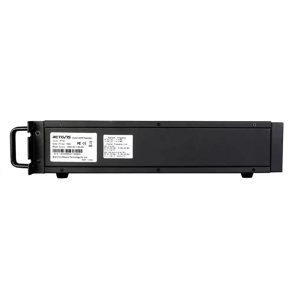 Портативный ретранслятор Retevis RT92 50 Вт/25 Вт 99CH UHF DMR Цифровой встроенный дуплексор