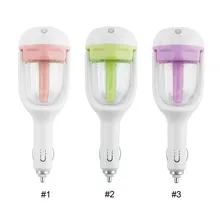 12V Car Air Purifier aroma diffuser mini Steam humidifier ultrasonic atomizer mist maker sprayer fogger Fresher essential oils