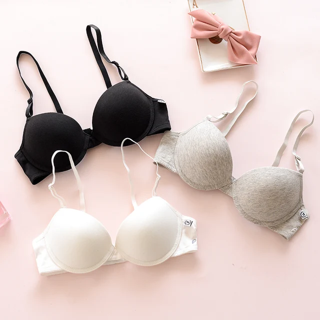 Girls Teenagers Underwear Wireless Young Girls Puberty Bra