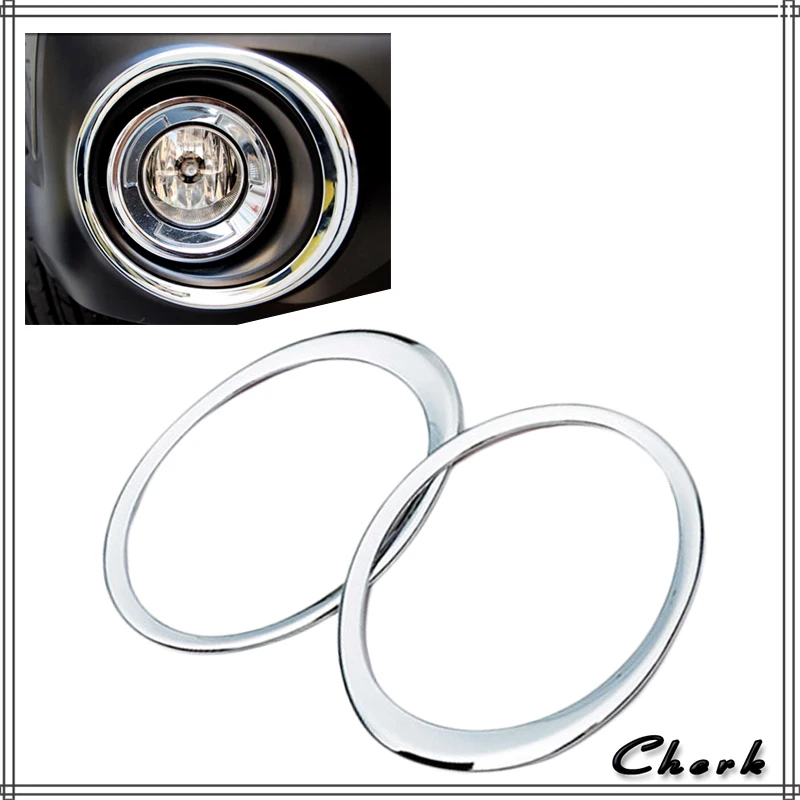 

2PCS Front Chrome Fog Light Cover Trims For Subaru Outback 2015 2016