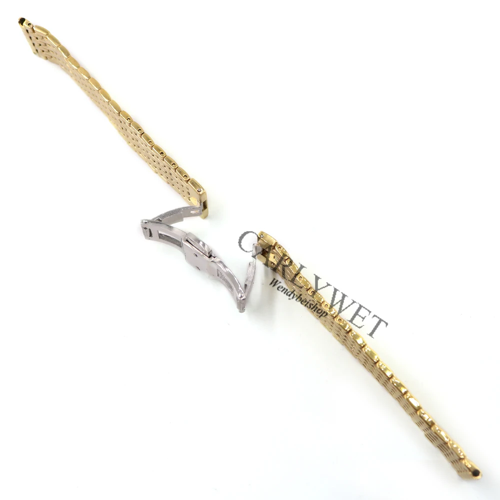 Ремешок для часов CARLYWET из нержавеющей стали 18 19 20 22 мм|watch band bracelet|replacement strapstrap