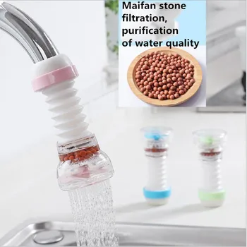 

360 degree Adjustable Kitchen Water Saving Faucet Splash-Proof Water Outlet Sprays Head Water Filter Aerators for Dia16-19mm Tap