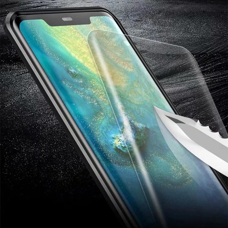 Чехол для Huawei Mate 20 Pro 360 Полное покрытие корпус Магнитная Адсорбция Алюминиевый