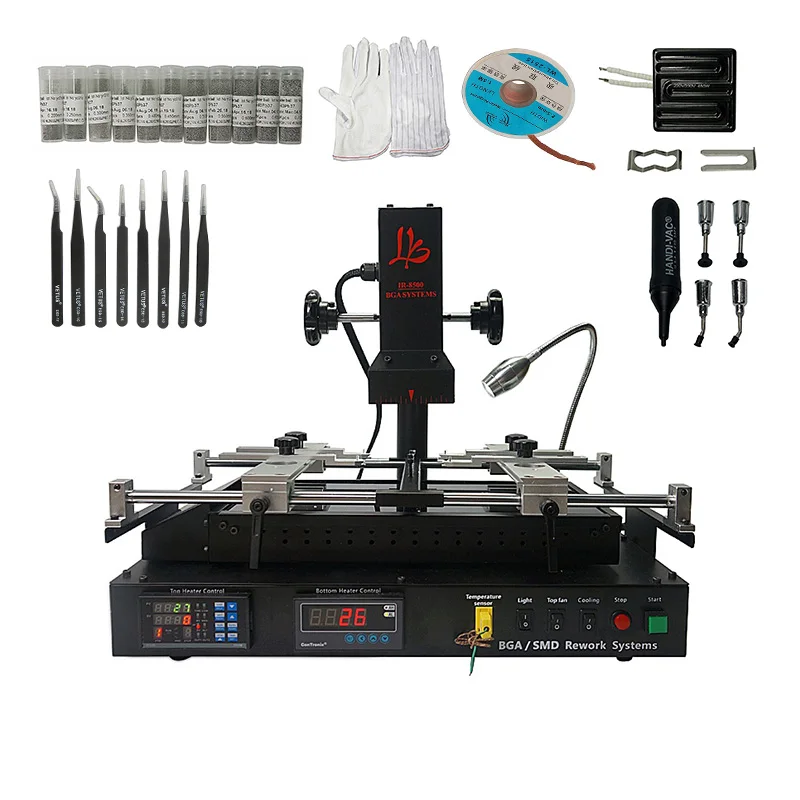 New  LY IR8500 Infrared IR Soldering Reballing BGA Rework Station For laptop Reparing IR8500 Heating Siz