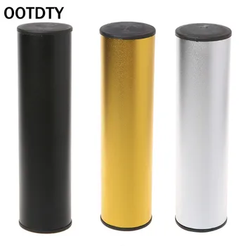 

OOTDTY Pro Stainless Steel Cylinder Sand Shaker Rhythm Musical Instruments Percussion