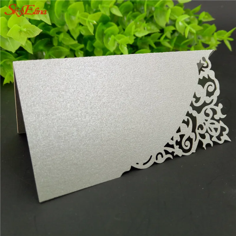 50pcs Laser  hollow seat card Vintage Table Number Name Card Place Cards Wedding Wedding Birthday Party Decoration 6zSH870 (20)