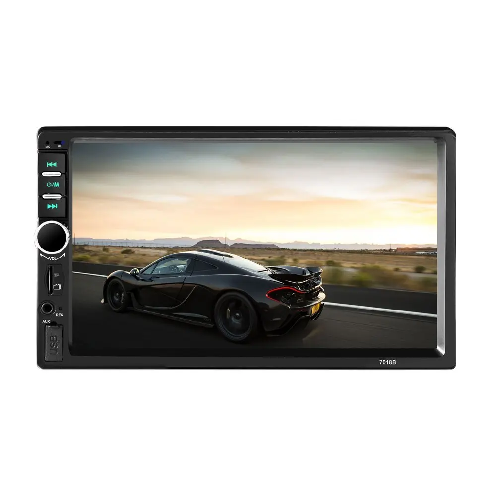 

7018B Car Audio 7 Inch 2 DIN Autoradio Stereo Touch Screen Auto Radio Video Car MP5 Player Support Bluetooth TF USB FM AUX