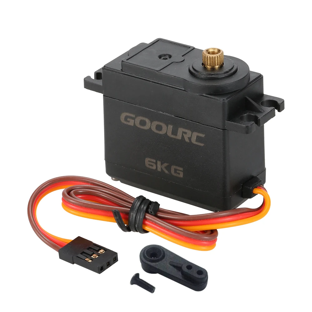 GoolRC F540 4370KV Brushless Motor S-45A ESC with 6.0kg Metal Gear Servo Upgrade Brushless Combo Set for 110 RC Car Truck (3)