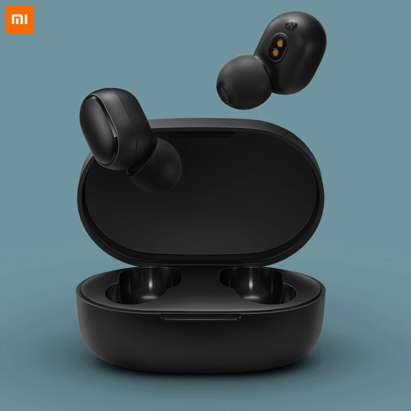 Xiaomi Redmi Airdots Wireless earphone Voice control Bluetooth 5.0 Noise reduction Tap Control With Mic Handsfree Original 100% |