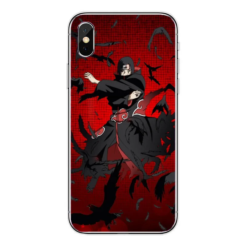 Мягкий силиконовый чехол Moda Anime удзумаки Наруто Саске Какаси для iPhone 12 11 Pro X XR XS Max 8