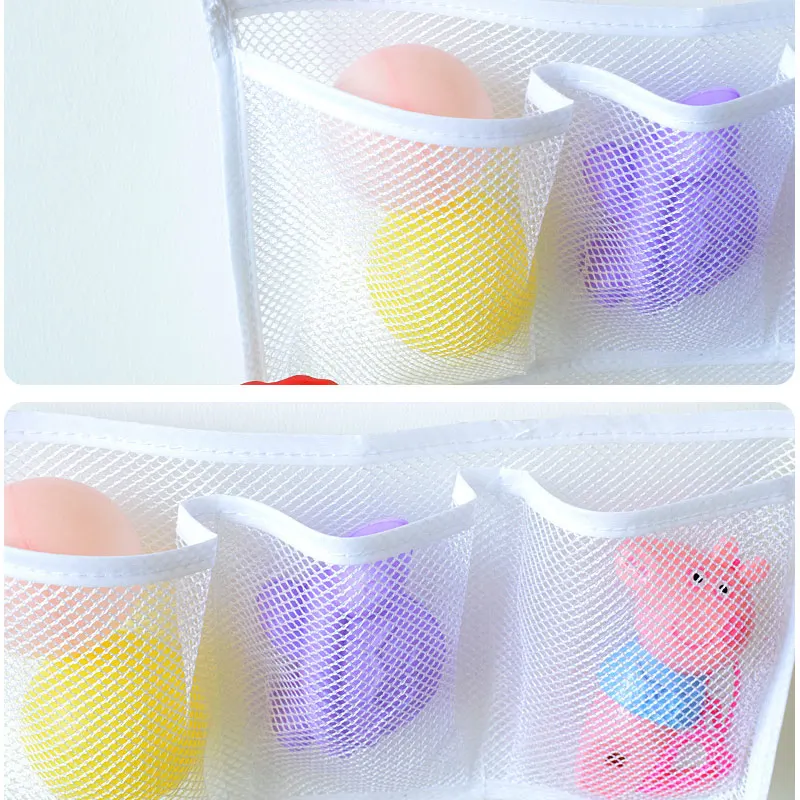 شبكة حقيبة التخزين الحمام Storagebag لعبة حقيبة للحمل شفط الحمام الاشياء مرتب المنظم XHC88