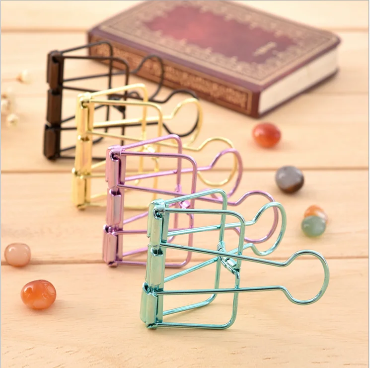 5Pcs/set Kawaii Small Paper Clips Clips Binder Clips Photo Holder