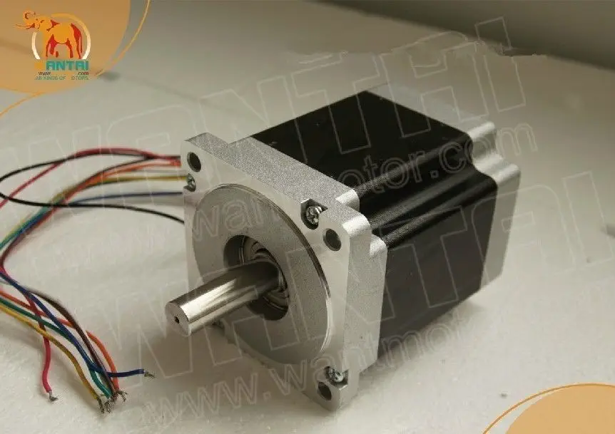 Акция! Новинка! Шаговый двигатель Nema 34 Wantai 486oz in CNC с гравировкой 34HS7440