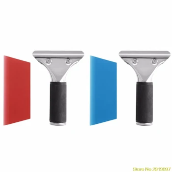 

New New Car Auto Window Film Tinting Squeegee Razor Blade Scraper Tool With Handleping Support