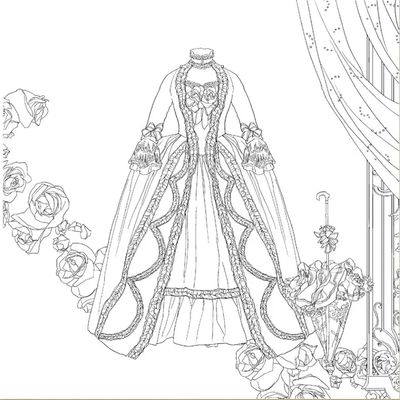 美女と野獣塗り絵用アダルトチルドレンコミック和らげるストレス落書きシークレットガーデンアートデザイン塗り絵 Book Cartoon Bookingbook Definition Aliexpress