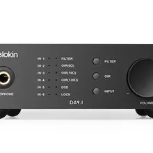 Quloos DA9.1 HiFi аудио ЦАП и усилитель для наушников ES9038pro флагманский ЦАП чип Поддержка USB коаксиальный оптический вход