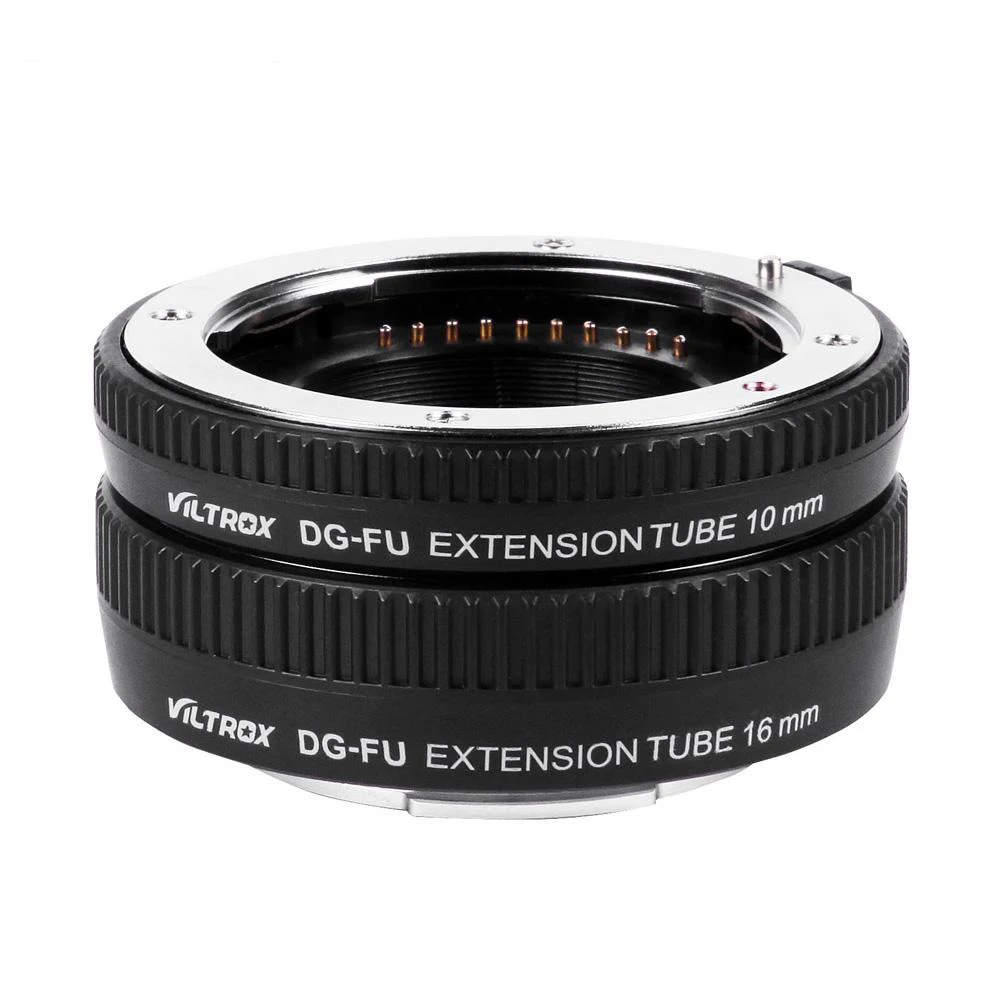 DG-FU Auto Focus AF Tube Ring 10mm 16mm Set Metal Mount Fujifilm X Mount Macro Lens