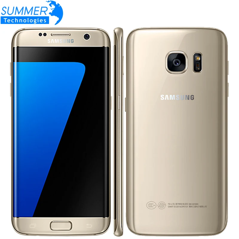 Original Samsung Galaxy S7 Android Mobile Phone G930V Quad Core 4GB RAM 32GB ROM 5.1 Inch NFC