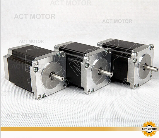 

Free Ship From Germany! ACT 3PCS Nema23 Stepper Motor Single Shaft 6-Lead 270oz-in 76mm 3A CE ISO ROHS
