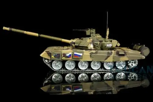 Henglong 1/16 6,0 поколения инфракрасными датчиками и боевой T90 Р/У танки 3938 360 револьверной головки поворот металлические дорожки W/связей красных