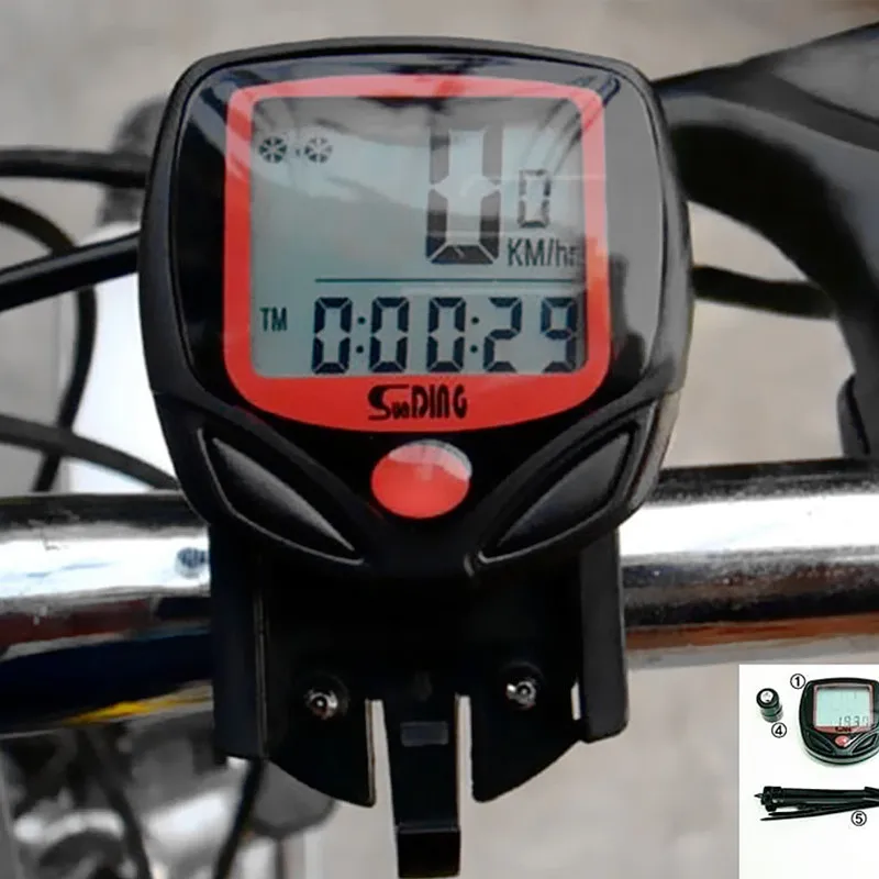 Bike Computer Waterproof  Leisure 14 Functions LCD Display MTB Bicycle Computers Cycling Odometer Sports Speedometer MBI-67