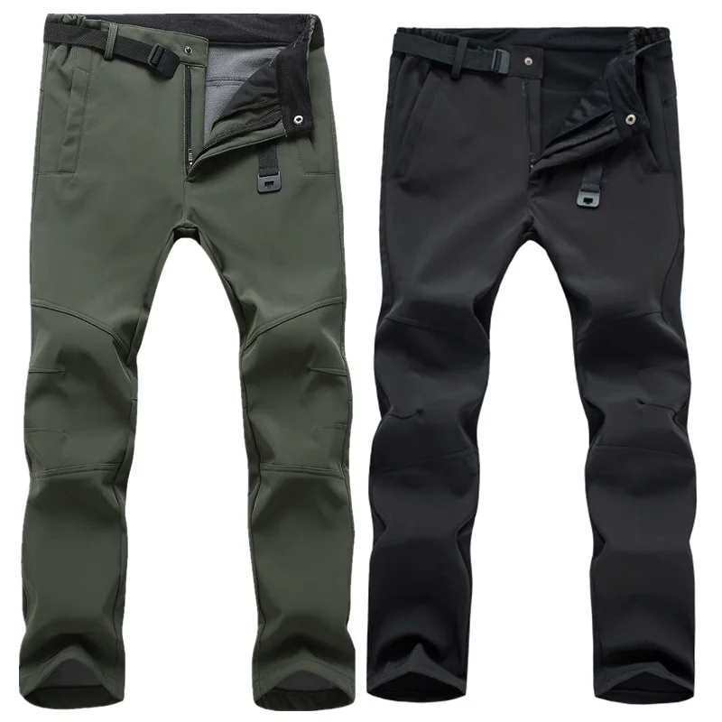 Grizzilla 2018 pantalones de senderismo para hombre mujer impermeable Softshell Camping Trekking polar térmico cálido esquí pantalones de talla grande