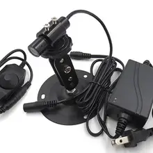 100 МВт красная линия лазера 650nm 2,8-5,2 V отрегулированный модуль лазерной головки 12x45 мм и держатель и адаптер