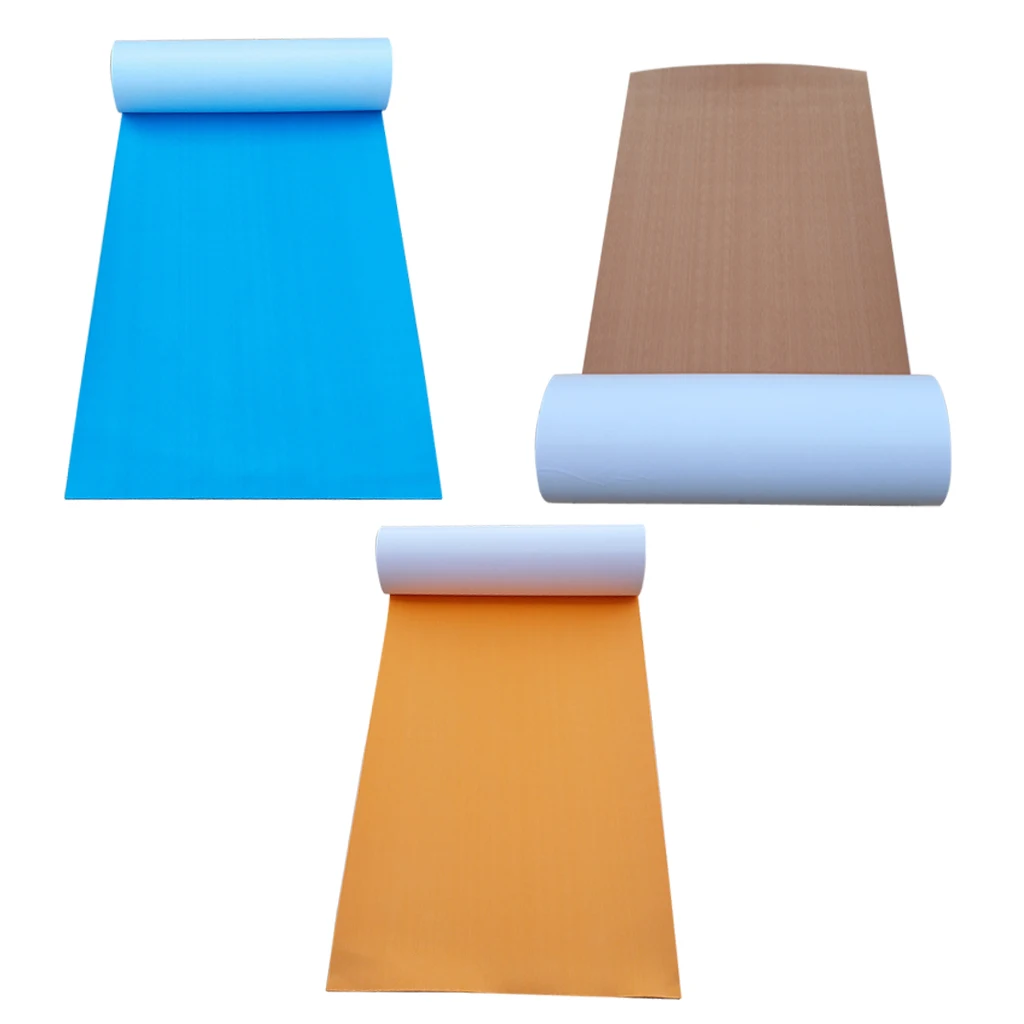 Boat Decking Sheet Non-Skid Self-Adhesive Sea Deck Yacht RV Cars Flooring Mats Decoration Water Sports SUP Surfing Boards Gear