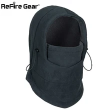 Зимняя теплая тактическая Флисовая Балаклава, шапка для мужчин, термальная полярная маска для лица, воротник, головной убор, ветрозащитные мотоциклетные шапочки