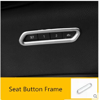

4PCS/SET Decorated Seat Button Frame For Cadillac XT5 Z2EA1364