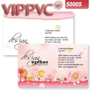 

a50005 creative business cards template for white PVC name card 86X54X0.38mm