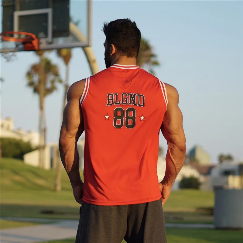 

2019new summer Mens Basketball jersey Fitness Tank Top Bodybuilding Stringers GYMS Tank Tops Brand Clothing Sleeveless Shirt
