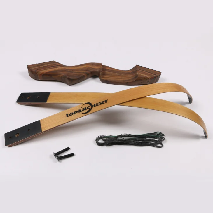 1 pcs Toparchery 50lbs archery recurve hunting bow wooden takedown bow