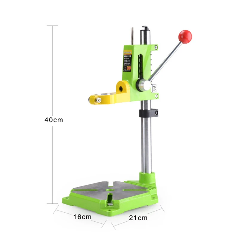 Billige ALLSOME MINIQ BG6116 Bench Bohrer Stand Presse Mini Bohrmaschine Träger Halterung 90 Grad Rotierenden Festen Rahmen Werkbank Klemme