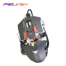 

FELYBY USB wired mouse gaming PC Computer gaming mouse professional Programmable gaming mouse lol dota 2 gaming mouse