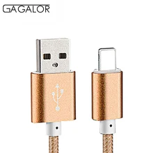 1M Nylon Braided Wire Harness Device Aluminum Alloy USB Charging Data Cable Transfer for iPhone 5