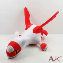 New 1 PCS plush toys Red Latias Blue Latios Soft Stuffed Doll With Tag Anime Cartoon toy Approx 30cm/12″