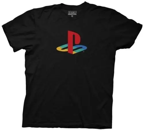 PlayStation Logo Video Games Licensed Cotton Adult T Shirt Casual Short Sleeve TEE 2019 fashion t shirt  free shipping cheap tee