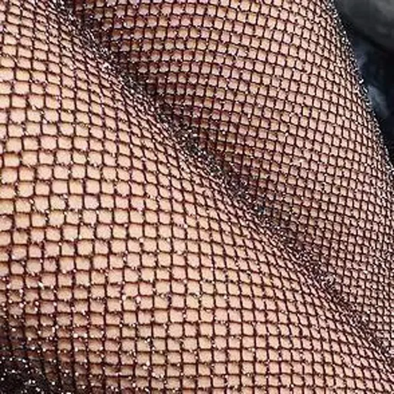 Сексуальные женские колготки, большие размеры, очаровательные блестящие чулки в сетку, блестящие чулки, блестящие, Mujer Femme Medias SW128 - Цвет: Silver line fishnet