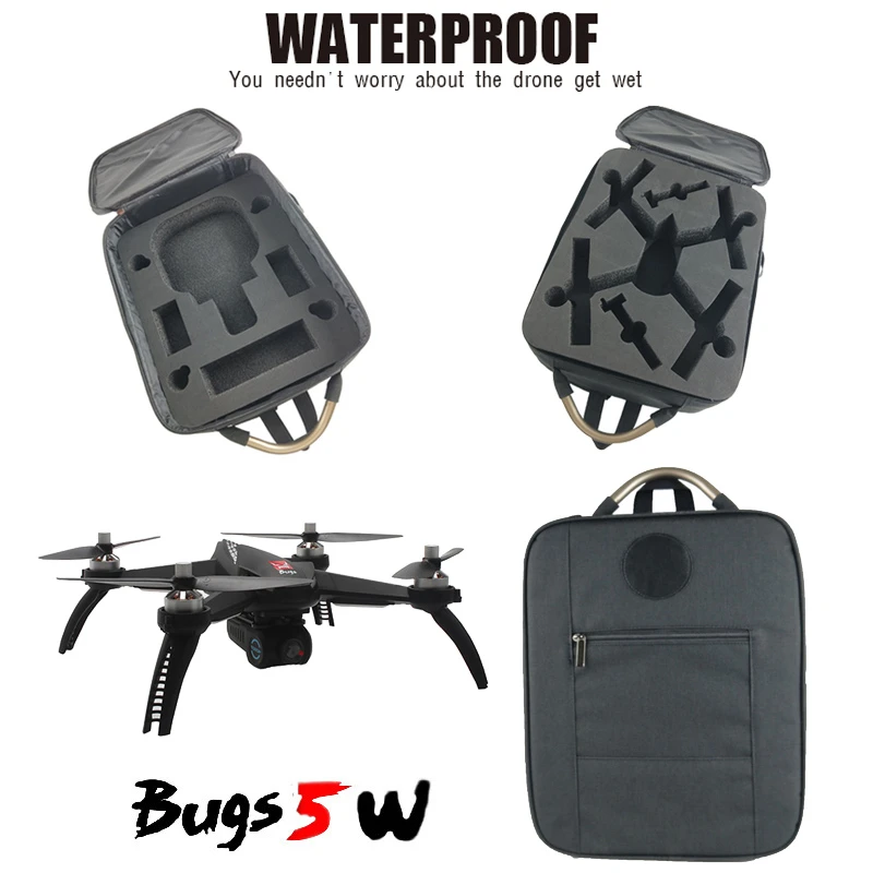 Portable Shockproof Waterproof Shoulder Bag Carrying Bag Storage For MJX Bug B5w