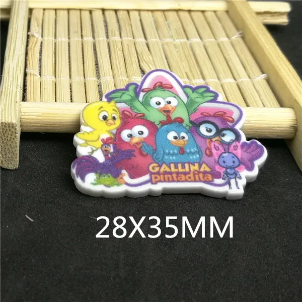 

Free shipping 25pcs/lot 28*35MM cartoon planar resin