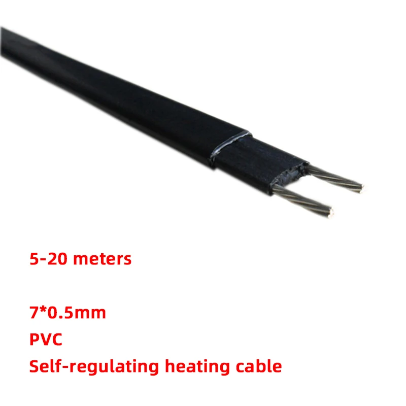5-20 meters Flexible Low Temperature Heat Resistant Pipe Tracing Induction Heating Cable | Обустройство дома