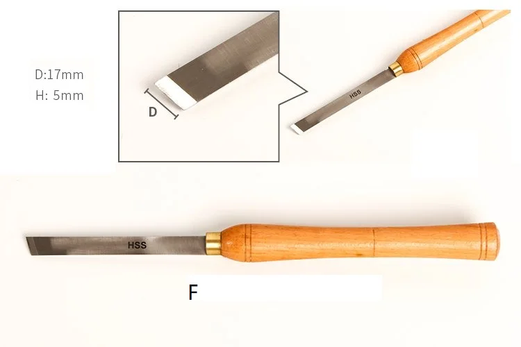 8 видов HSS деревообрабатывающий токарный инструмент набор долота инструмент токарный нож токарный станок Инструменты